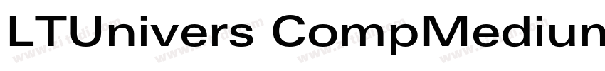 LTUnivers CompMedium字体转换